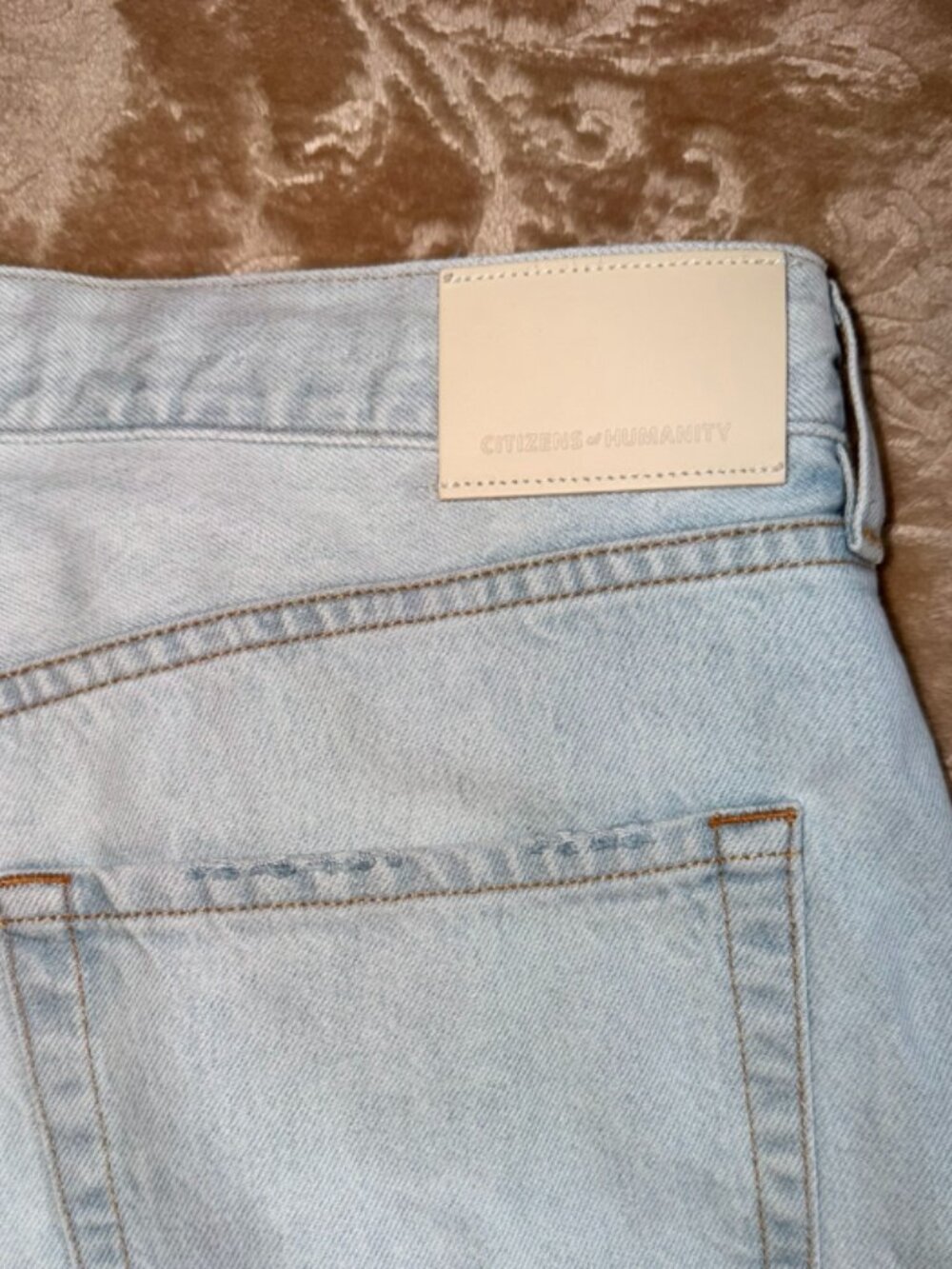 CITIZENS OF HUMANITY - Brynn Drawstring Waist Wide Leg Jeans, Size 31 - Picture 9 of 9